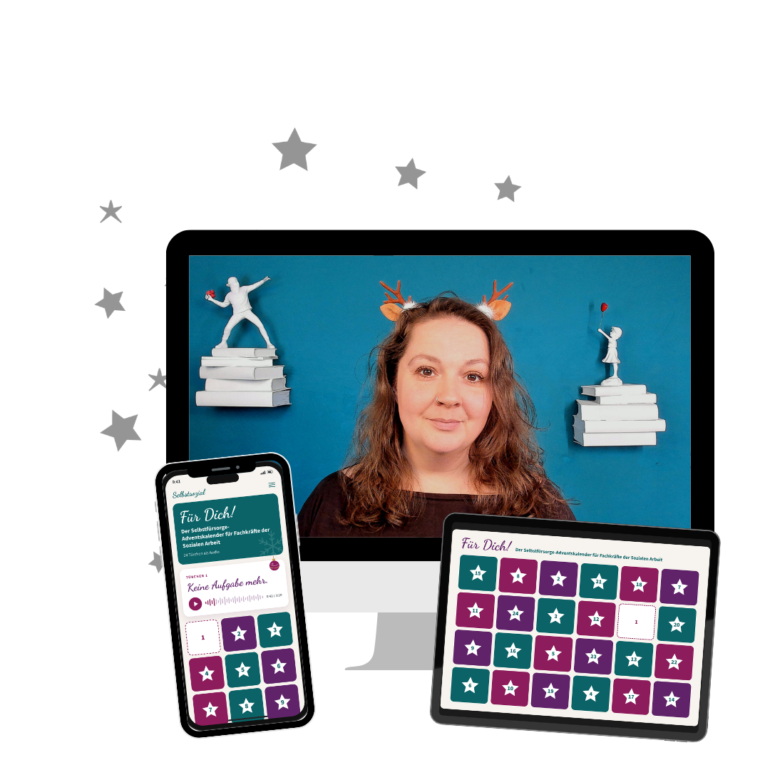 Adventskalender „Für Dich!“ auf Handy, Tablet und Bildschirm